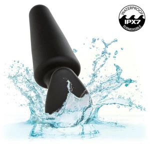 CALEXOTICS - KIIVOPOHJA KAIVETTU ANAL TULPPA 10 VIBRACIONES SILICONE BLACK